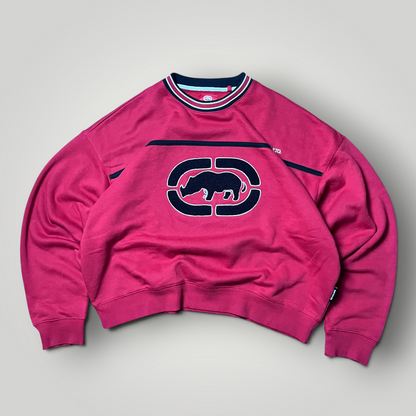 ECKO UNLTD Y2K Hip-Hop Boxy Sweatshirt Crewneck