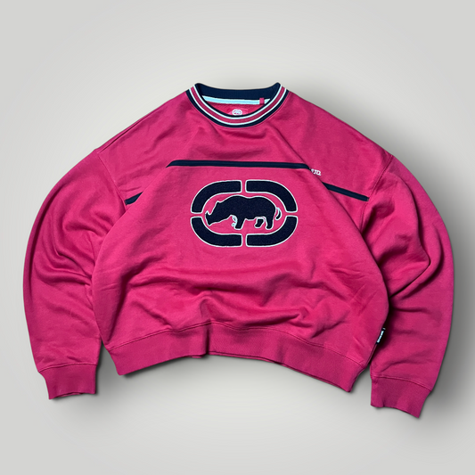 ECKO UNLTD Y2K Hip-Hop Boxy Sweatshirt Crewneck