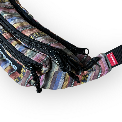 Supreme "Woven Stripe SS20" Multicolor Waist Bag