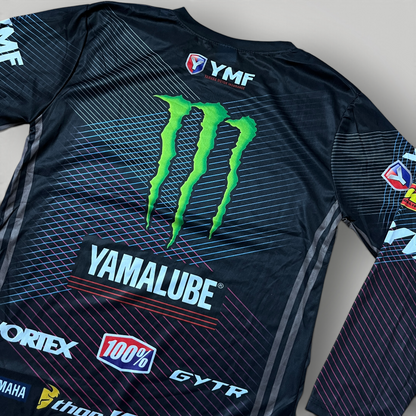 Monster x Alpinestars Vintage 2010's Motocross Y2K Graphic Long Sleeve Shirt