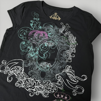 Marc Ecko Y2K Rhinestone Graphic T-Shirt (Дамско)