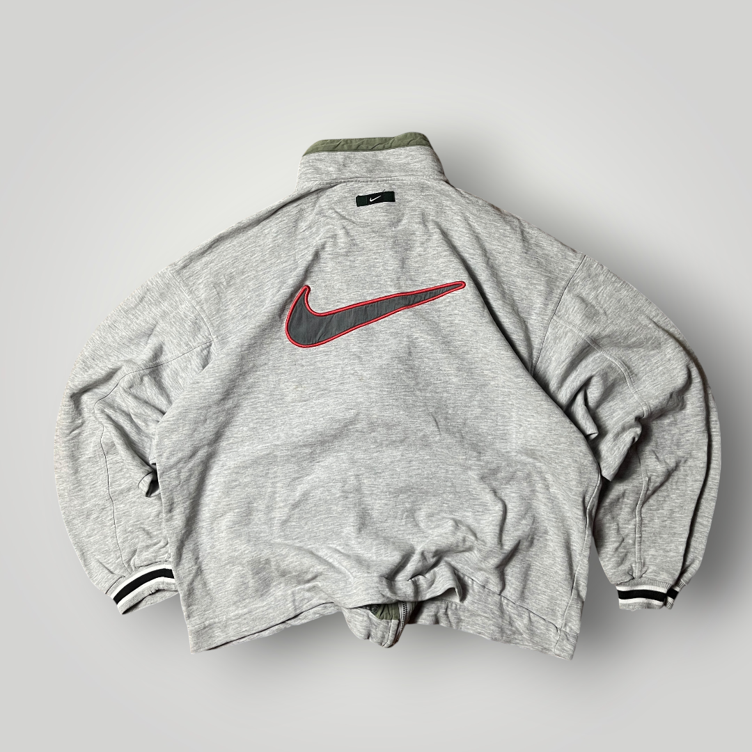 Nike Vintage 90's Y2K Boxy Zip-Up Sweatshirt Crewneck