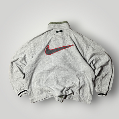 Nike Vintage 90's Y2K Boxy Zip-Up Sweatshirt Crewneck