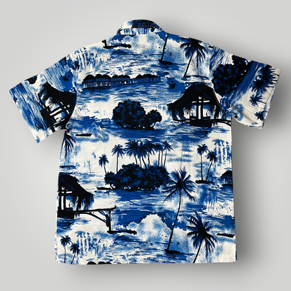 GTA Vice City Inspired Button Up Hawaiian Shirt