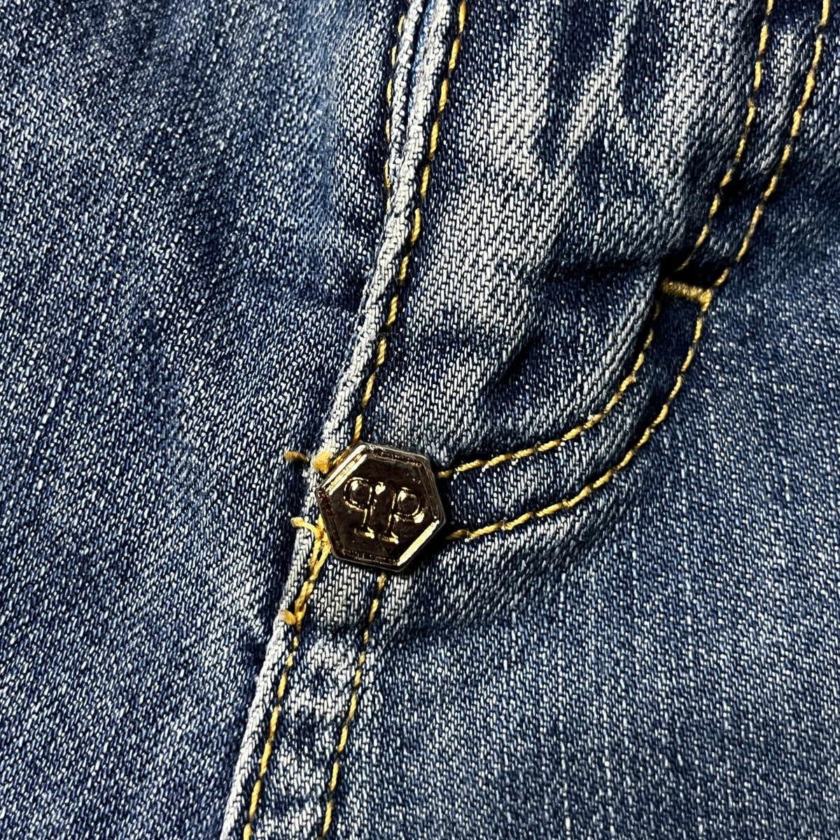 Philipp Plein Y2K 3/4 Jeans