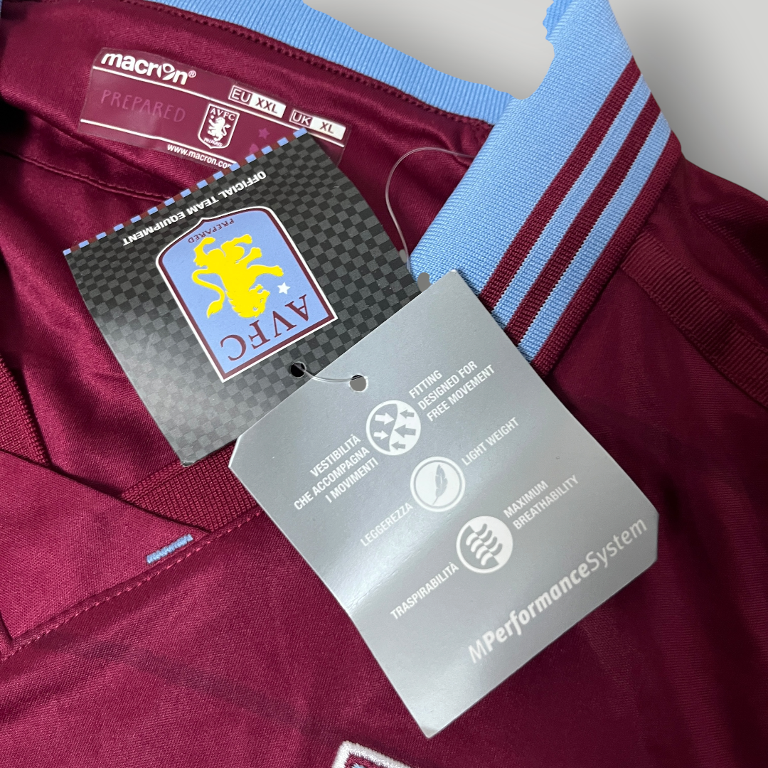 Aston Villa 2015-2016 Home Football Jersey T-Shirt