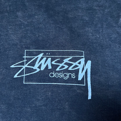 Stussy Age Pigment Dye Heavy Cotton Y2K Skater Hoodie