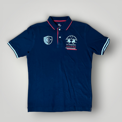 La Martina "Cities of Polo" Y2K Embroidered T-Shirt