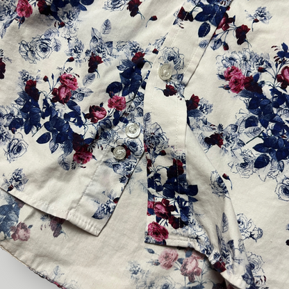 Alexandre Floral Luxury Casual Button Up Long Sleeve Shirt