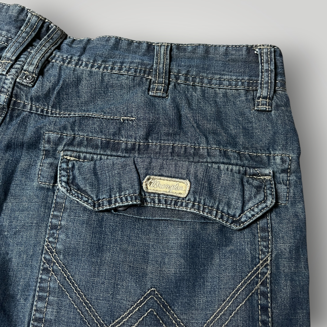 Wrangler Vintage 2000's Y2K Denim Cargo Jorts