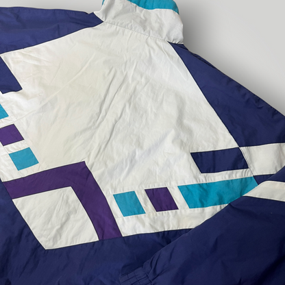 Vintage 90's Patrick Multiblock Boxy Fit Windbreaker Jacket