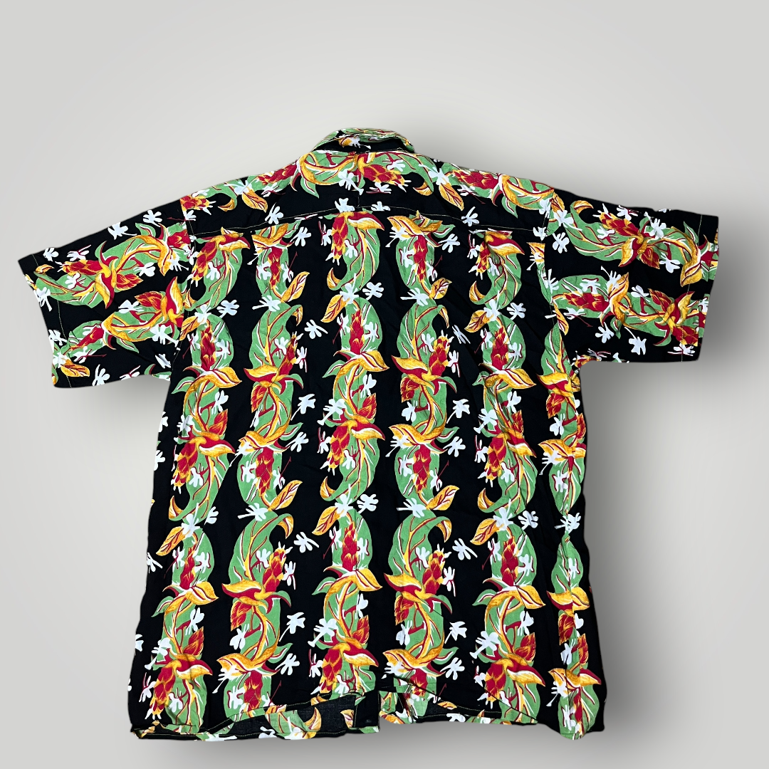 Hawaiian Floral Button Up Shirt