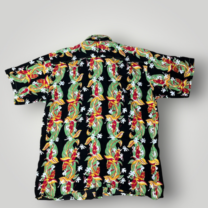 Hawaiian Floral Button Up Shirt