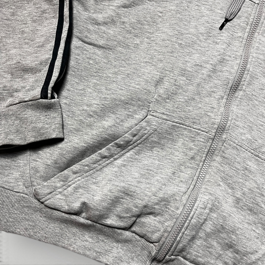 Adidas Full Striped Drill Hooded Zip-Up Hoodie