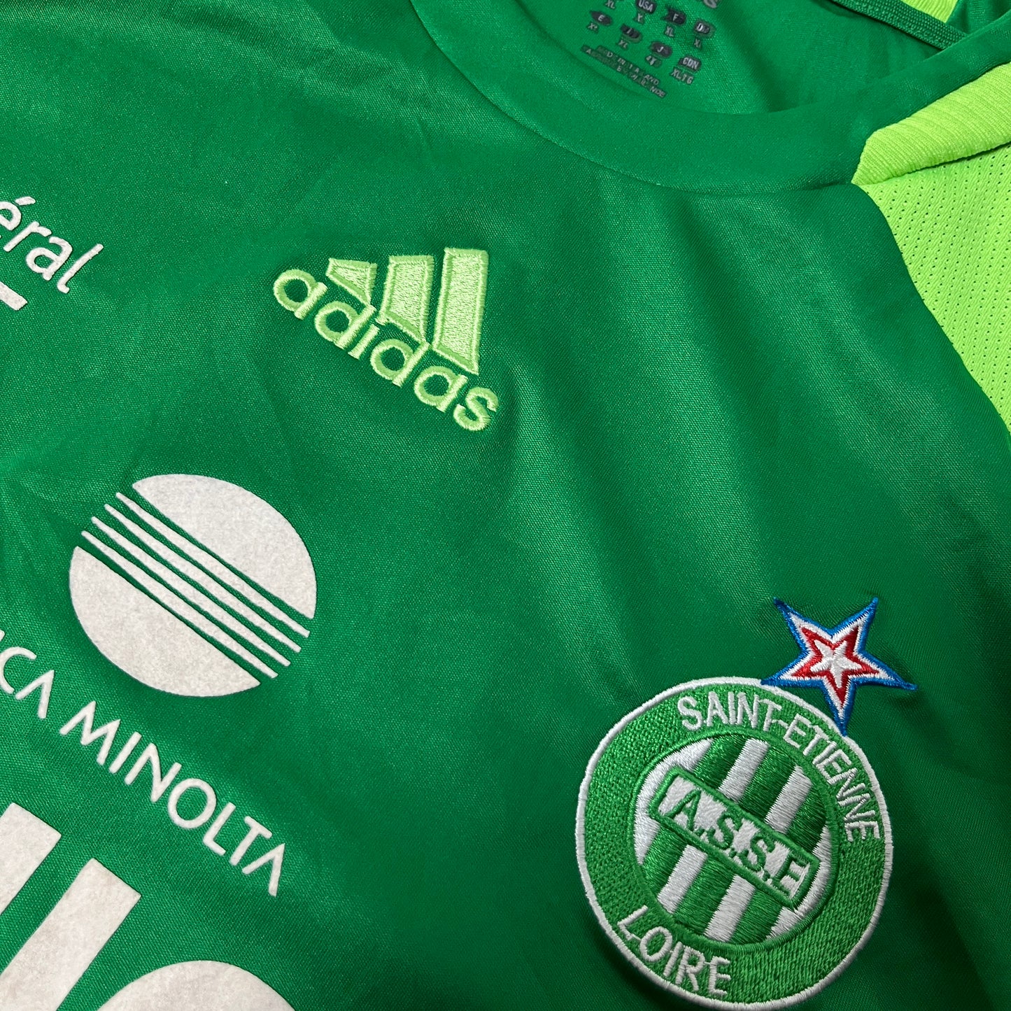Adidas Saint Etienne 2008-2009 Home Football Jersey T-Shirt