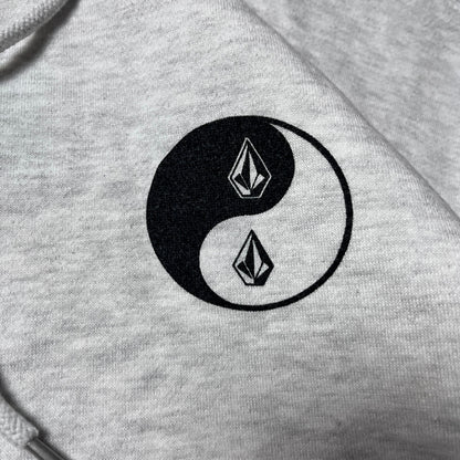 Volcom "Watanie" Heavy Cotton Boxy Y2K Skater Graphic Hoodie