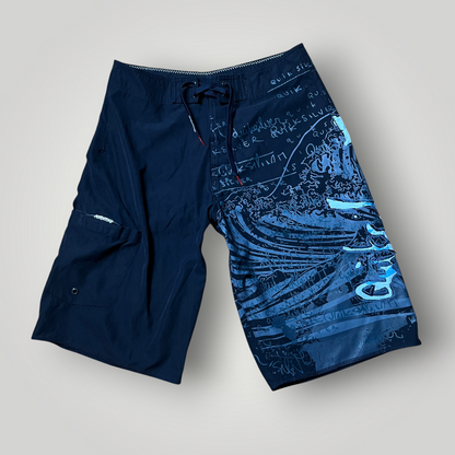 Quiksilver Vintage 2000's Y2K Graphic Board Surf Shorts