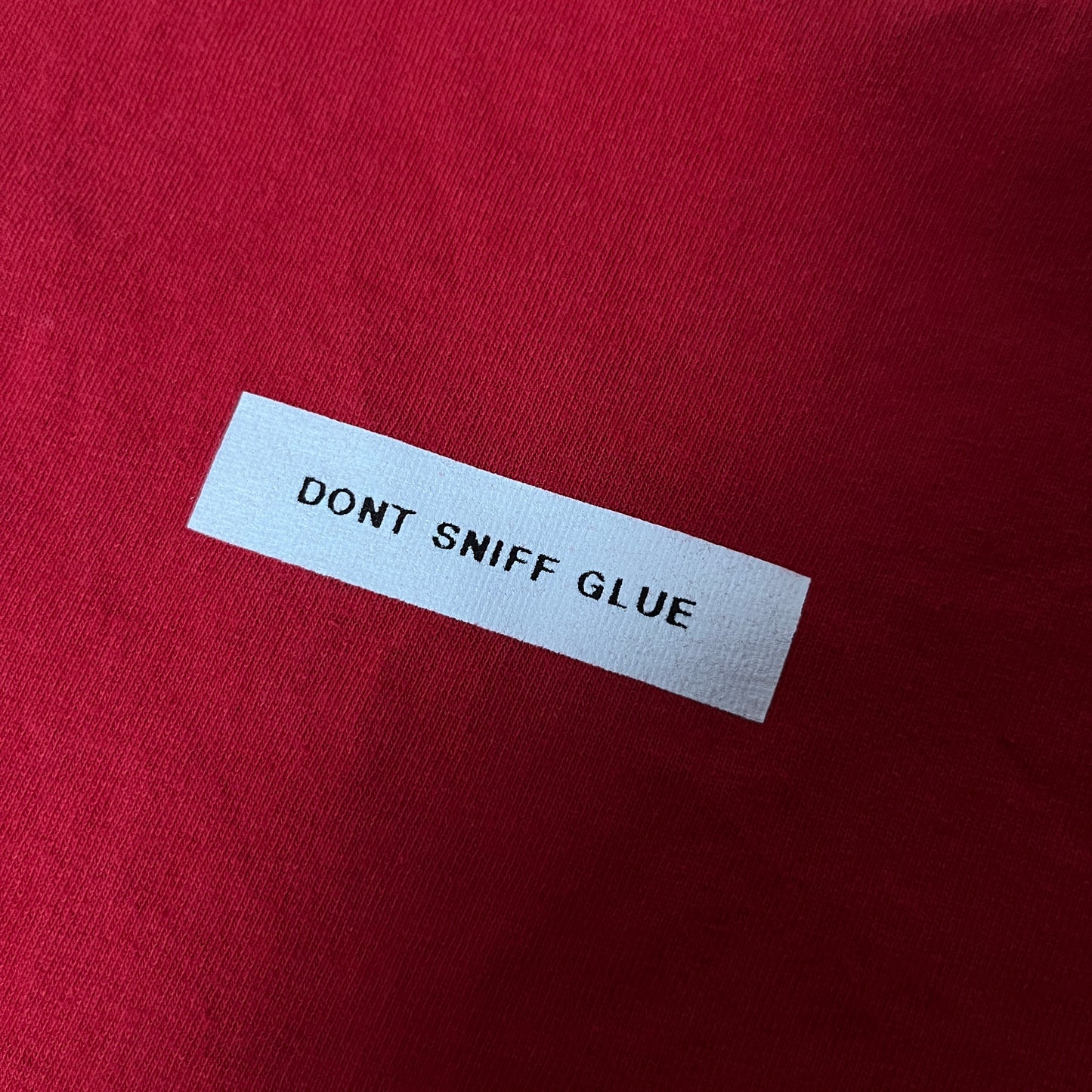 Glue "Dont Sniff Glue" Red Box Logo Skater T-Shirt