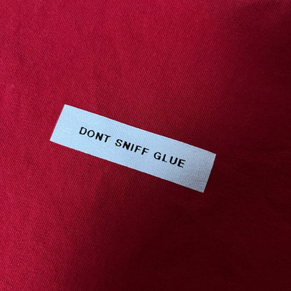 Glue "Dont Sniff Glue" Red Box Logo Skater T-Shirt