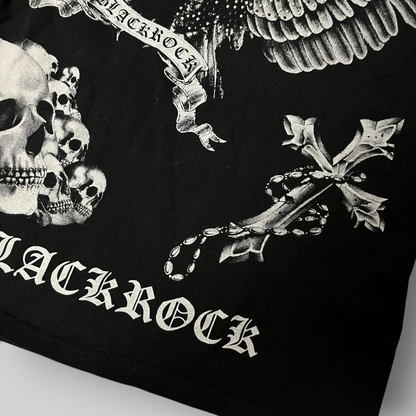 Blackrock Y2K American Eagle Rhinestone Graphic T-Shirt