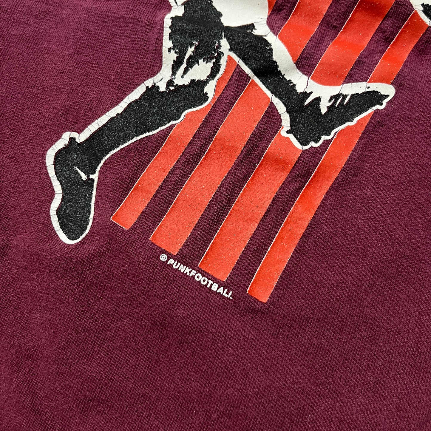 Punk Football "George Best - No 7 Retro" Vintage 2000's Y2K Heavy Cotton Graphic T-Shirt