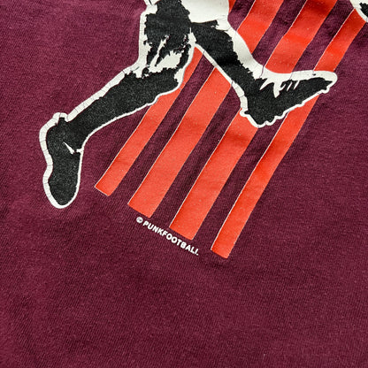Punk Football "George Best - No 7 Retro" Vintage 2000's Y2K Heavy Cotton Graphic T-Shirt