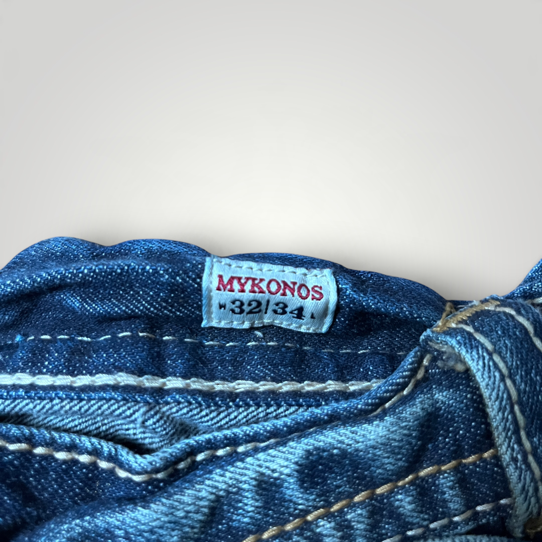 MEK Denim Vintage 2000's Y2K  Distressed Bootcut Jeans