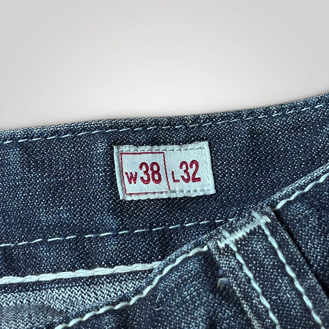 MEK Denim Vintage 2000's Y2K  Distressed Bootcut Jeans