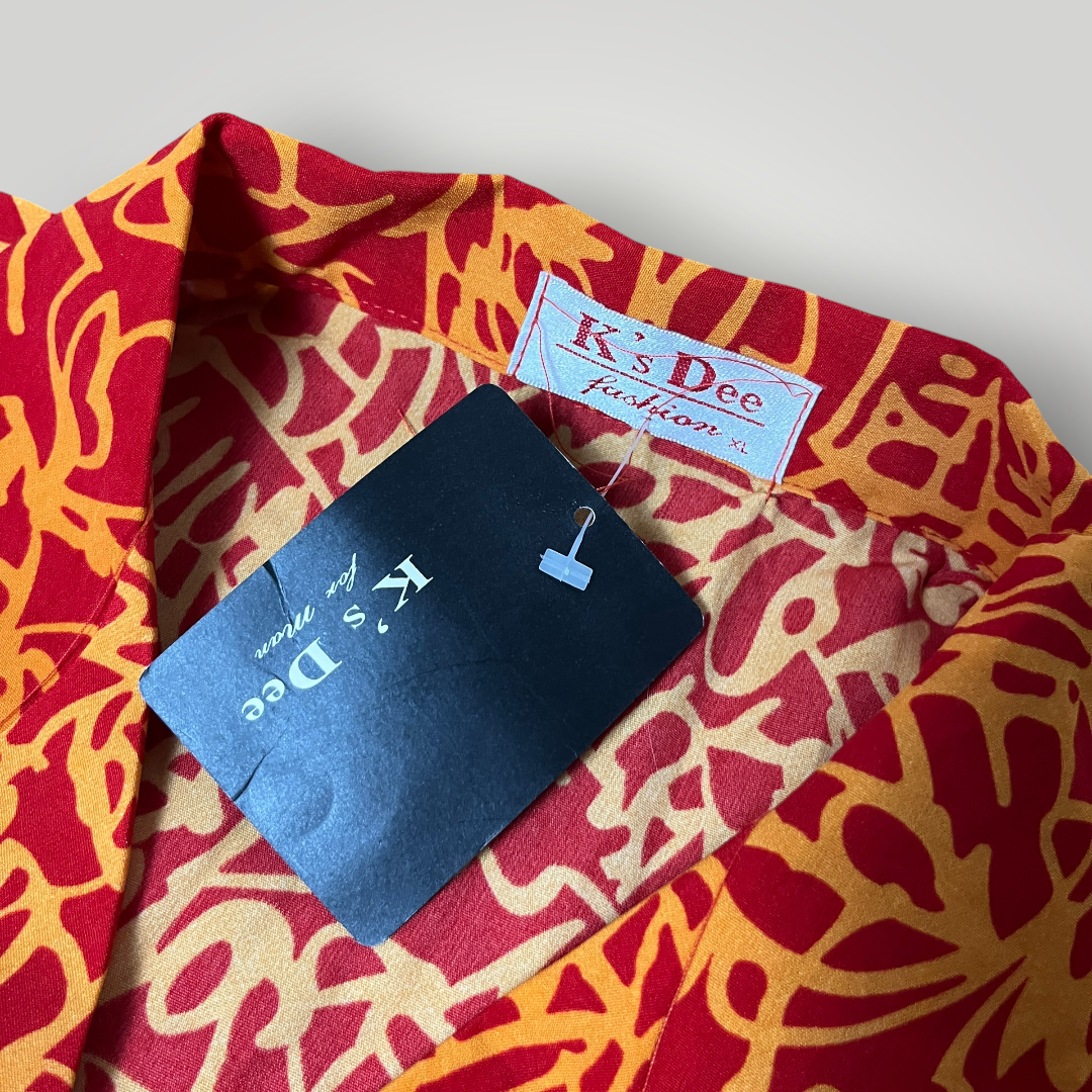 Graffiti Skater Hip-Hop Graphic Button Up Shirt