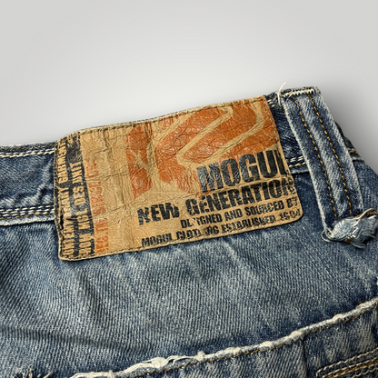 Mogul Vintage 2000's Y2K Hip-Hop Heavy Cotton Skater Denim Jorts