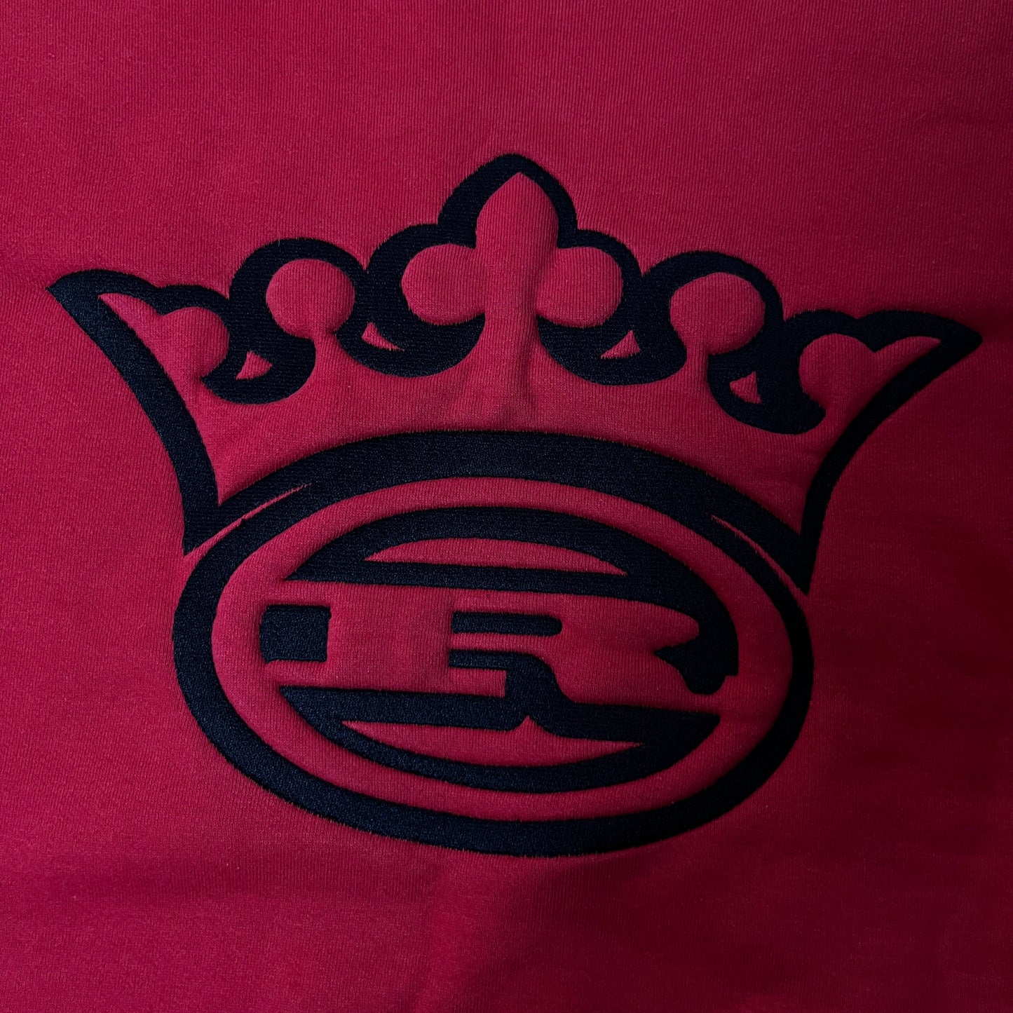 Royal Ultra Heavy Cotton Embroidered Y2K Hip-Hop Boxy Sweatshirt Crewneck