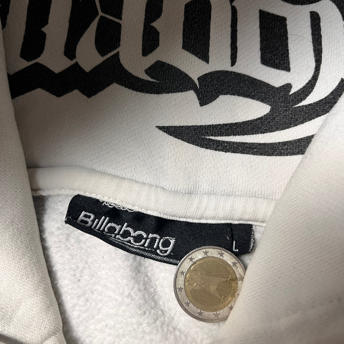 Billabong Vintage 2000's Y2K Heavy Cotton Skater Graphic Hoodie
