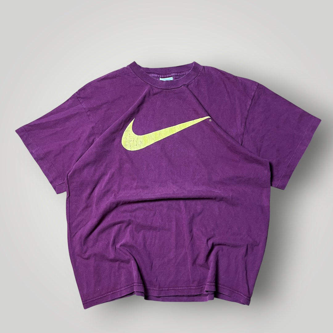 Nike Vintage 90's USA MADE Tubular Knit Usc Trojans Heavy Cotton T-Shirt !SINGLE STITCH!