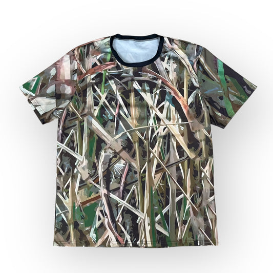 Real Tree Inspired Allover Print Graphic T-Shirt