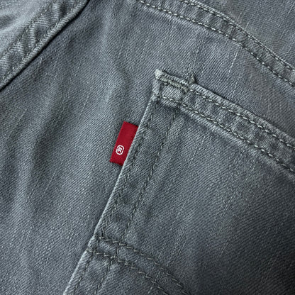 LEVI'S 514 Loose Straight Fit Grey Jeans (2012)