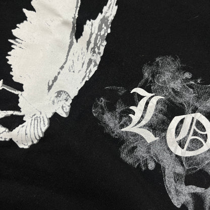 VLONE "Smoke Angel" Heavy Cotton USA MADE Y2K Graphic T-Shirt