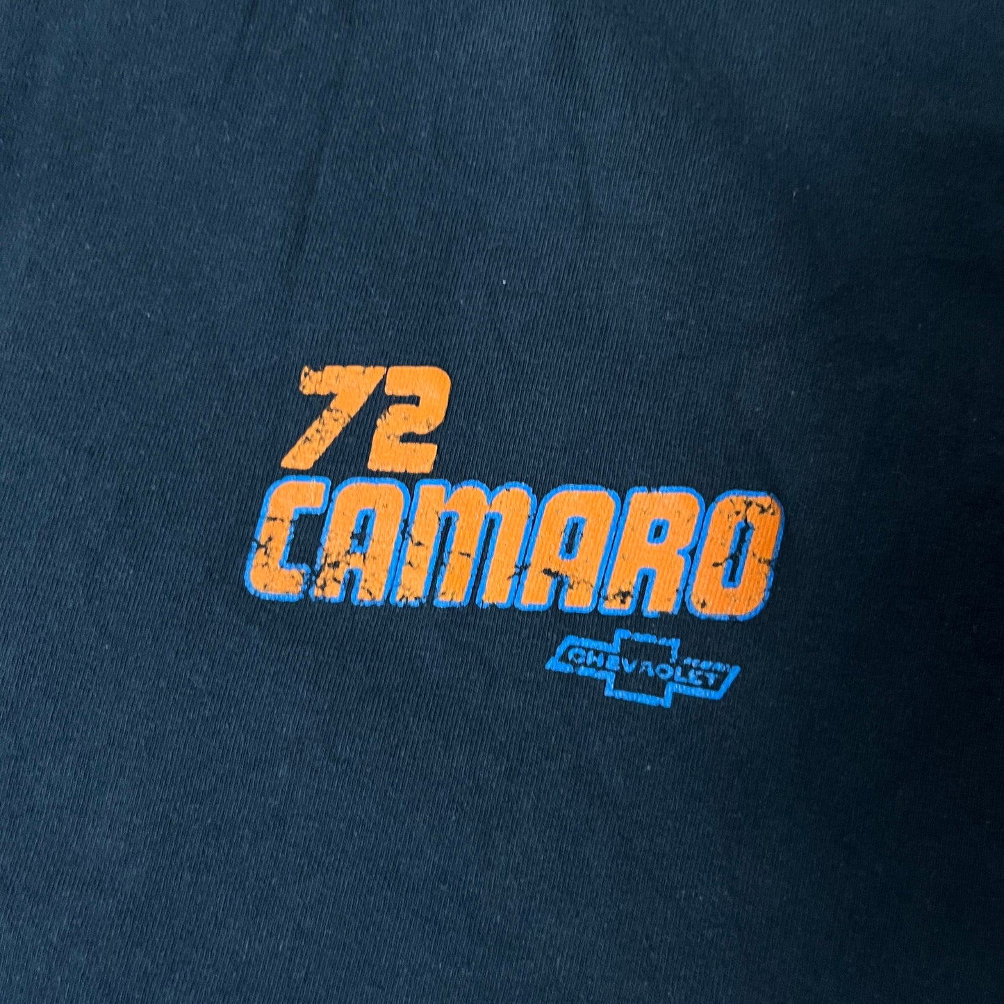 Tee Luv Chevrolet Camaro 72 Vintage Style Racing Graphic T-Shirt