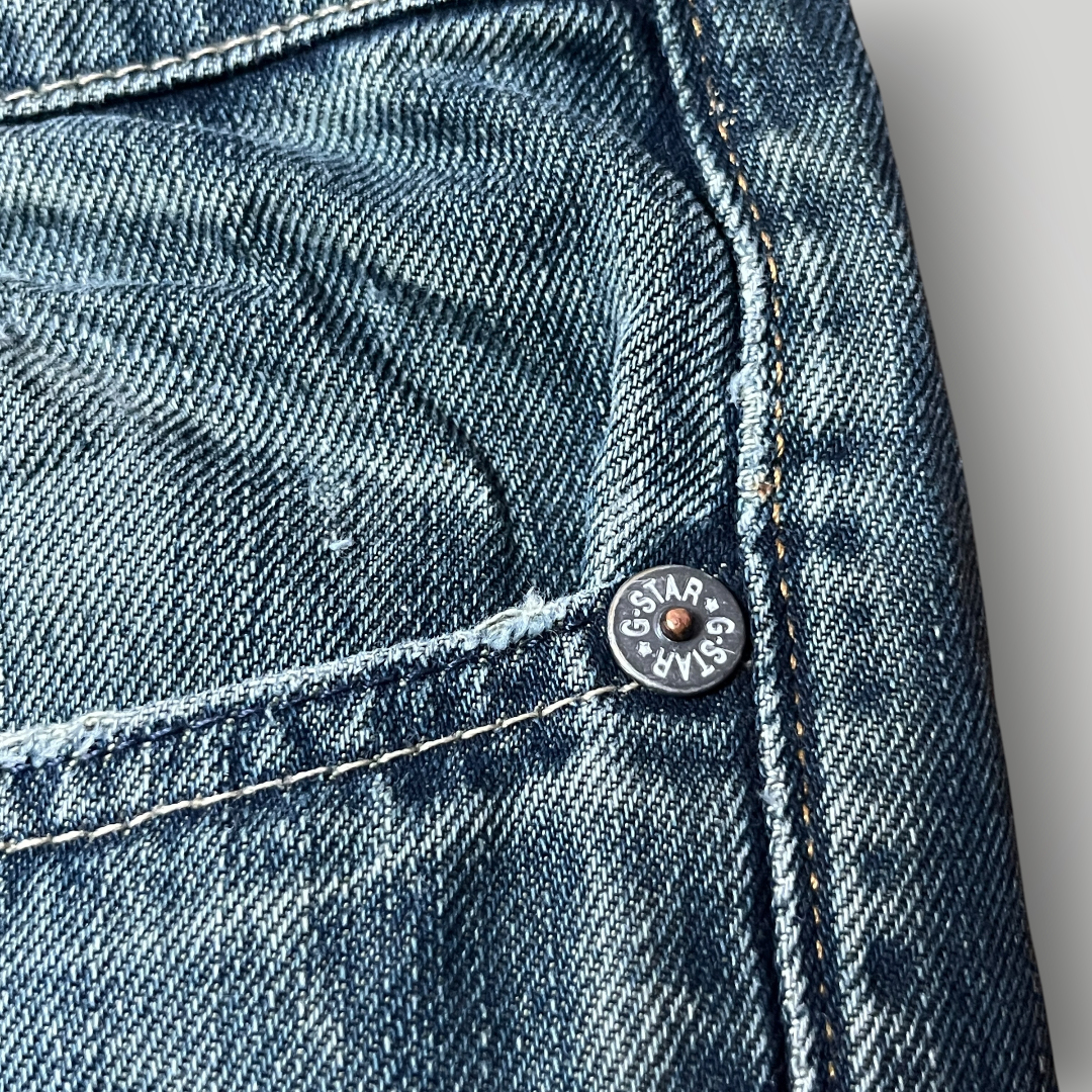 G-STAR RAW Y2K Vintage 2000's Straight Fit Hip-Hop Skater Jeans