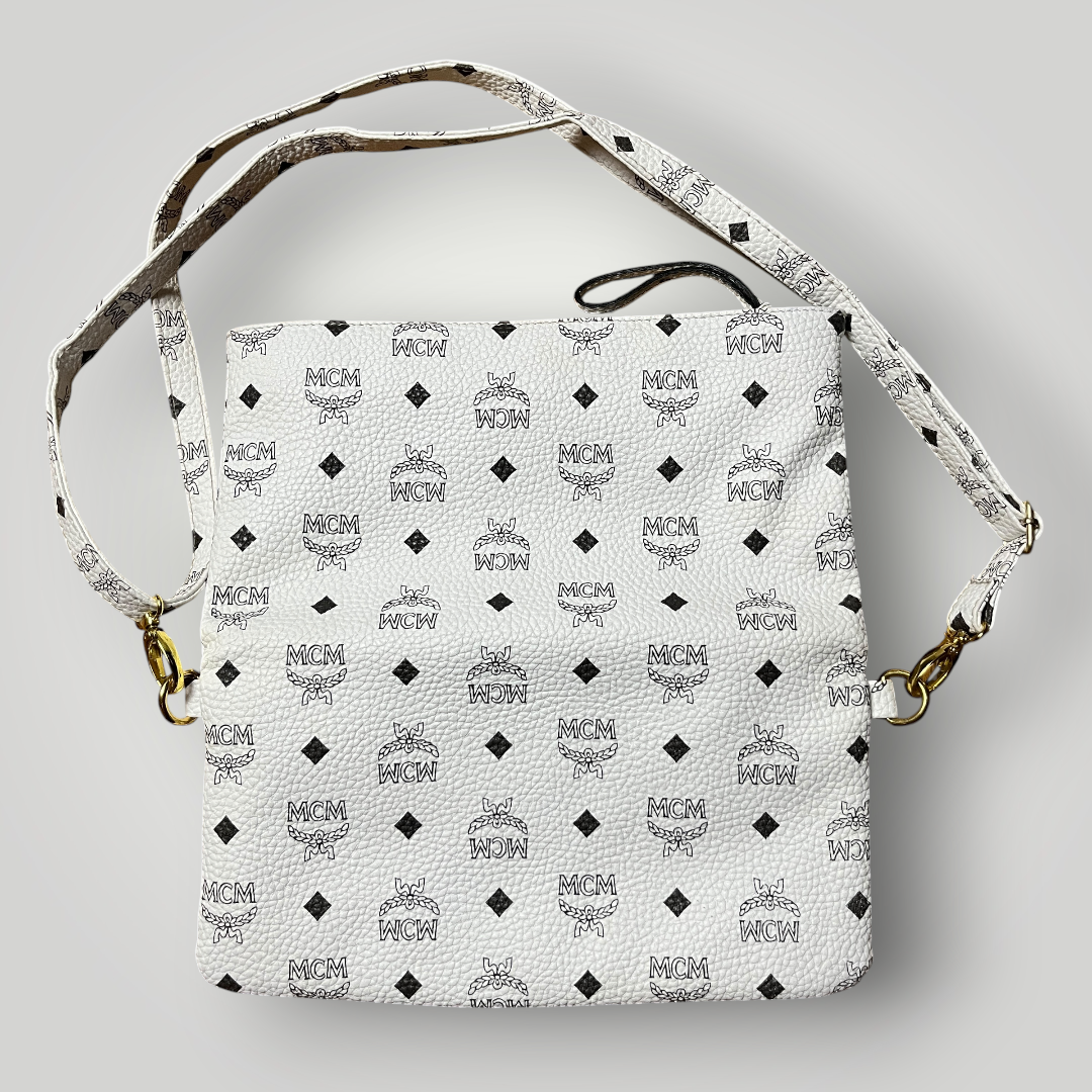 MCM Crossbody Pouch in Visetos Original Bag (Replica)