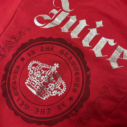 Juice Y2K Zip-Up Graphic Hoodie (Дамско)