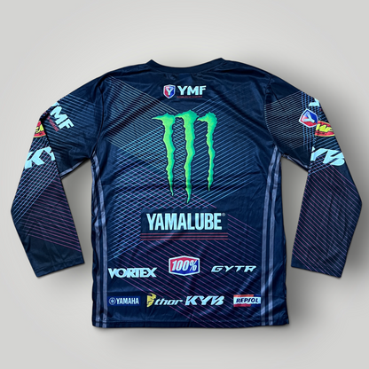 Monster x Alpinestars Vintage 2010's Motocross Y2K Graphic Long Sleeve Shirt