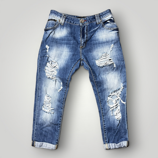 Philipp Plein Y2K 3/4 Jeans