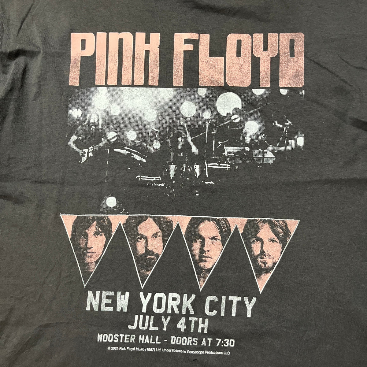 Pink Floyd x H&M "NYC Wooster Hall" 2021 Graphic T-Shirt