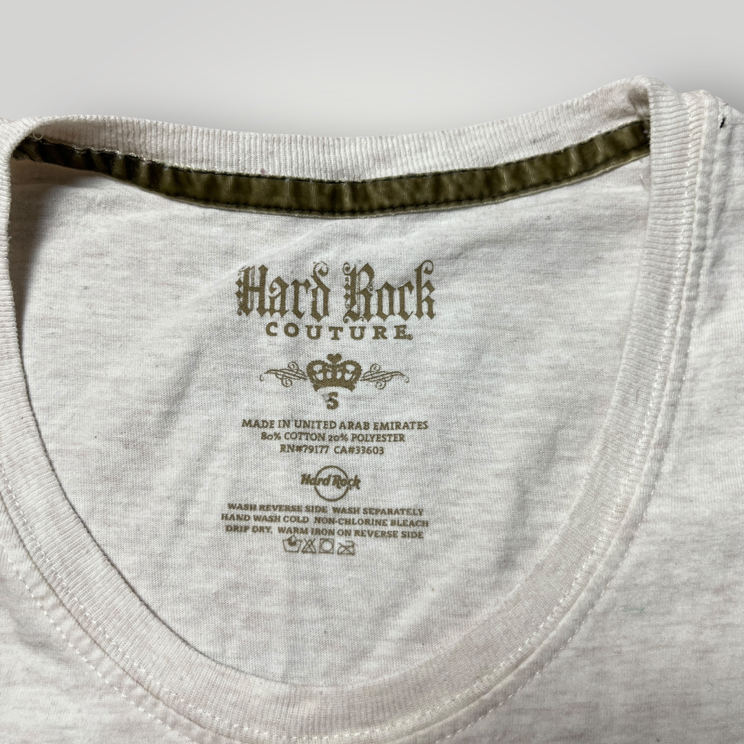 Hard Rock Couture Vintage 2000's Y2K Graphic Baby Cut T-Shirt !RARE! (Дамско)
