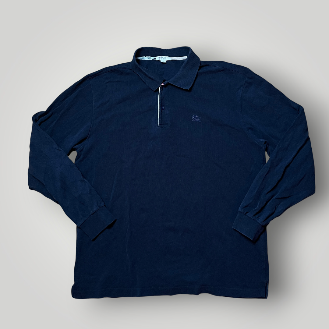 Burberry Brit Long Sleeve Cotton Pique Polo Shiry 2009/2010