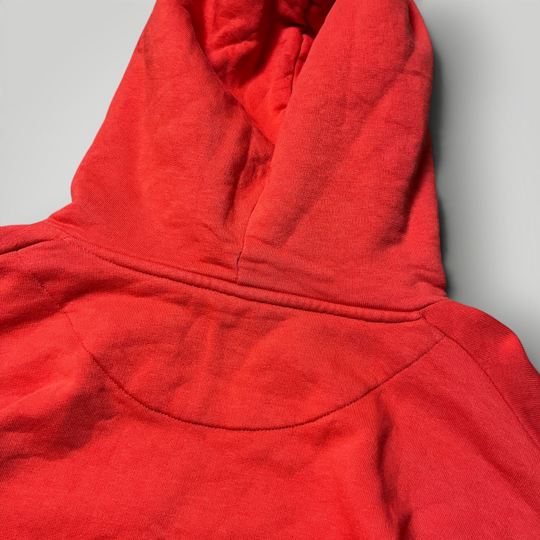 Karl Kani Embroidered Signature Y2K Cropped Boxy Heavy Cotton Hoodie (Дамско)