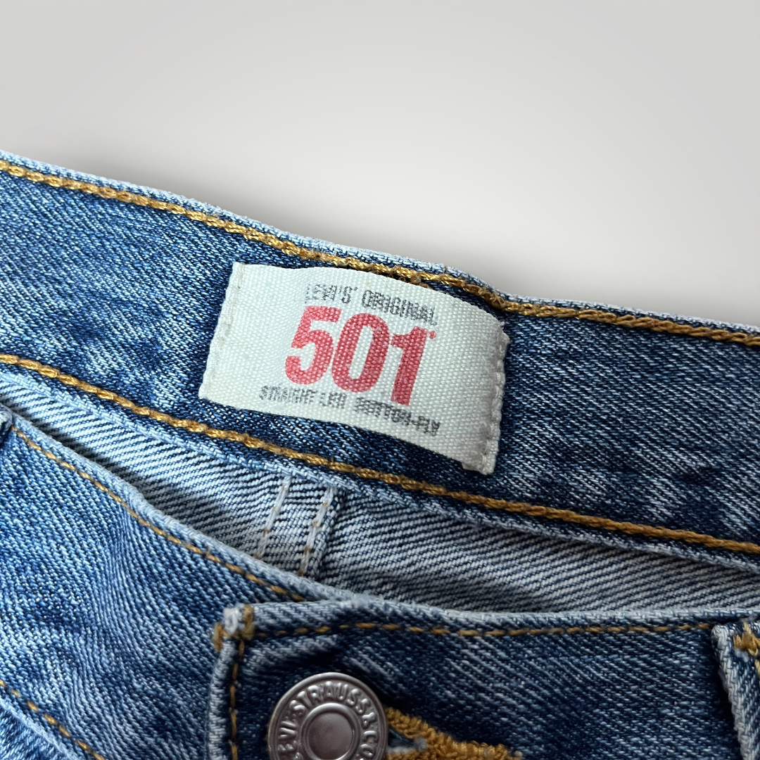 LEVI'S 501 Heavy Cotton Denim Shorts