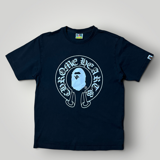 BAPE A Bathing Ape x Chrome Hearts Heavy Cotton Graphic T-Shirt (Replica)