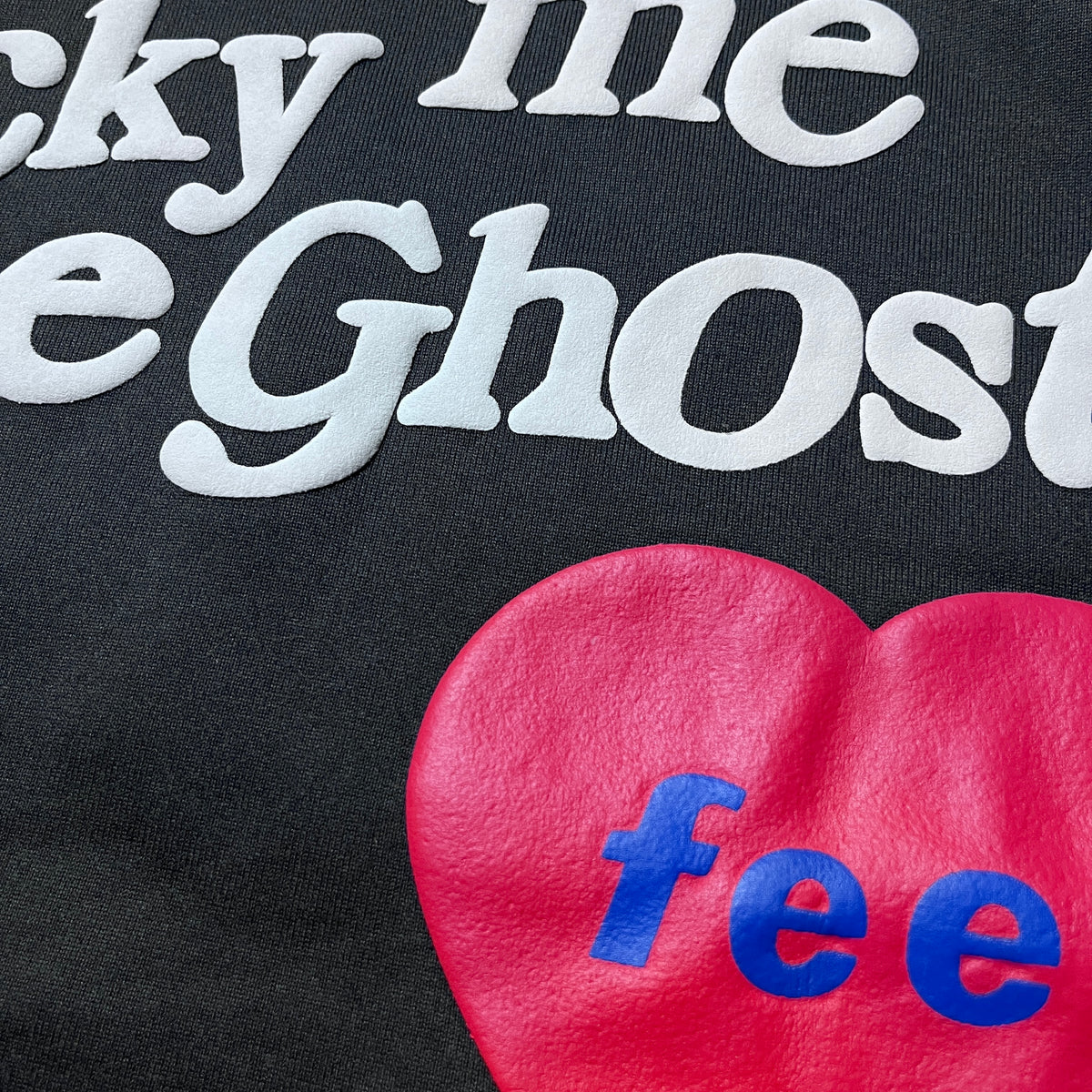 Kanye West x Cactus Plant Flea Market "Lucky Me I See Ghosts" Puff Print Y2K Graphic Hoodie (Replica)