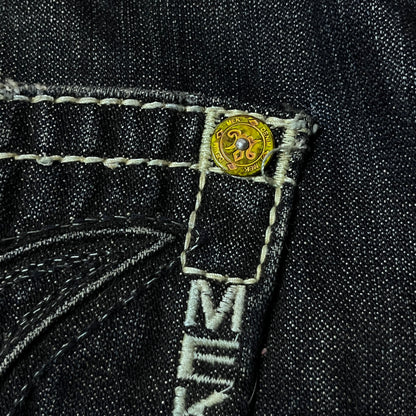 MEK Denim Vintage 2000's Y2K  Distressed Bootcut Jeans